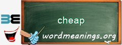 WordMeaning blackboard for cheap